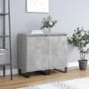 Sideboards 2 pcs Concrete Grey 40x35x70 cm Engineered Wood Colour concrete grey Quantity in Package 2 