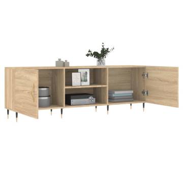 Sonoma Oak TV Cabinet - Stylish & Practical Storage Solution