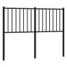 Black Metal Headboard 120cm - Stylish & Sturdy Design