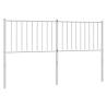 Stylish White Metal Headboard - 150 cm | HipoMarket