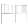 Stylish White Metal Headboard - 150 cm | HipoMarket