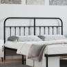 Metal Headboard Black 160 cm Colour black Size 160 cm Quantity in Package 1 