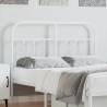 Metal Headboard White 120 cm Colour white Size 120 cm Quantity in Package 1 