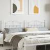 Metal Headboard White 200 cm Colour white Size 200 cm Quantity in Package 1 