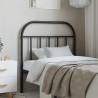 Metal Headboard Black 80 cm Colour black Size 80 cm Quantity in Package 1 