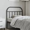 Stylish Black Metal Headboard 80 cm - Hipomarket UK