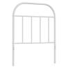 Stylish White Metal Headboard - 75 cm | HipoMarket