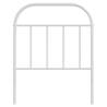 Stylish White Metal Headboard - 75 cm | HipoMarket