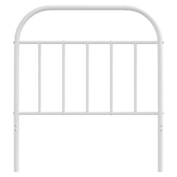 Stylish White Metal Headboard 90 cm | Hipomarket