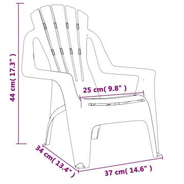 Kids Garden Chairs 2 pcs Green - Stylish & Durable