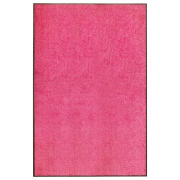 Washable Pink Doormat 120x180 cm - Durable & Non-Slip