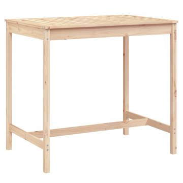 Solid Wood Pine Garden Table - 121x82.5 cm | HipoMarket