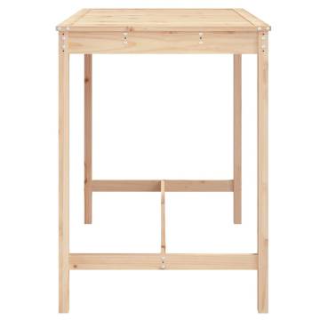 Solid Wood Pine Garden Table - 121x82.5 cm | HipoMarket