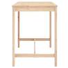 Solid Wood Pine Garden Table - 121x82.5 cm | HipoMarket