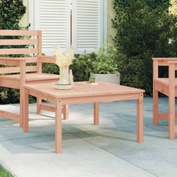 Solid Wood Garden Table 82.5x82.5x45 cm | Hipomarket