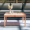 Solid Wood Garden Table 82.5x82.5x45 cm | Hipomarket