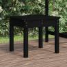 Garden Bench Black 50x44x45 cm Solid Wood Pine Colour black pine Size 50 x 44 x 45 cm Quantity in Package 1 Number of 