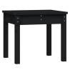 Garden Bench Black - Solid Pine Wood, 50x44x45 cm | HipoMarket