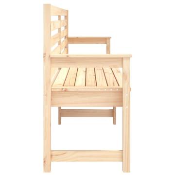 Garden Bench 203.5x48x91.5 cm | Solid Wood Pine - HipoMarket