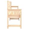 Garden Bench 203.5x48x91.5 cm | Solid Wood Pine - HipoMarket