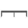 Stylish 2-Seater Garden Bench Grey - Solid Pine Wood | Hipomarket