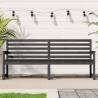 Garden Bench Grey 203.5x48x91.5 cm Solid Wood Pine Colour grey pine Size 203.5 x 48 x 91.5 cm Quantity in Package 1 Number of 