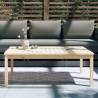 Garden Table 121x82.5 cm | Solid Pine Wood - Hipomarket