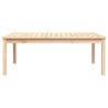 Garden Table 121x82.5 cm | Solid Pine Wood - Hipomarket