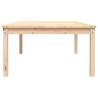 Garden Table 121x82.5 cm | Solid Pine Wood - Hipomarket