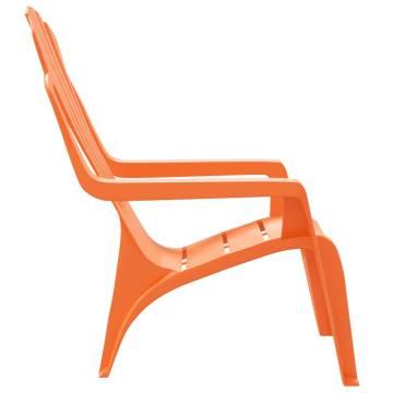 Stylish Orange Garden Chairs for Kids - 2 Pack