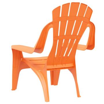 Stylish Orange Garden Chairs for Kids - 2 Pack