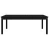 Elegant Black Garden Table - Solid Pine Wood | HipoMarket