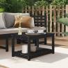 Garden Table Black 82.5x50.5x45 cm Solid Wood Pine Colour black pine Size 82.5 x 50.5 x 45 cm Quantity in Package 1 