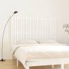 Wall Headboard White 166x3x110 cm Solid Wood Pine Colour white Size 166 x 110 cm Quantity in Package 1 