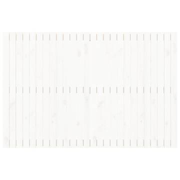 Elegant Wall Headboard - White Solid Pine 166x3x110 cm