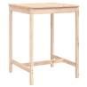 Garden Table 82.5x82.5x110 cm - Solid Pine Wood