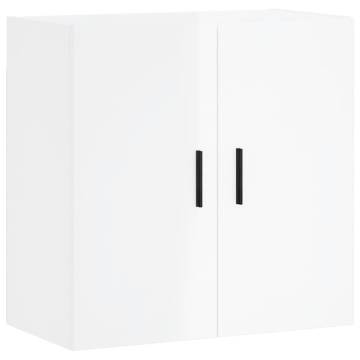 High Gloss White Wall Cabinet - 60x31x60 cm | HipoMarket