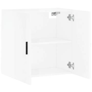 High Gloss White Wall Cabinet - 60x31x60 cm | HipoMarket