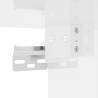 High Gloss White Wall Cabinet - 60x31x60 cm | HipoMarket