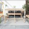 Garden Table 159.5x82.5 cm Solid Wood Pine - Stylish Outdoor Dining