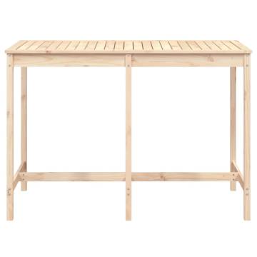 Garden Table 159.5x82.5 cm Solid Wood Pine - Stylish Outdoor Dining