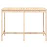 Garden Table 159.5x82.5 cm Solid Wood Pine - Stylish Outdoor Dining