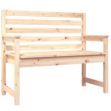 Classic Pine Garden Bench - 109x48x91.5 cm | Hipomarket