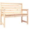 Classic Pine Garden Bench - 109x48x91.5 cm | Hipomarket