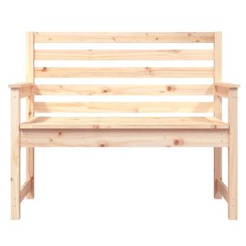 Classic Pine Garden Bench - 109x48x91.5 cm | Hipomarket