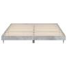 Concrete Grey Bed Frame 140x200 cm | Hipomarket UK