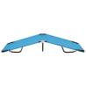 Folding Sun Lounger Steel Turquoise Blue - Comfort & Convenience