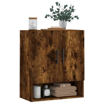 Wall Cabinet Smoked Oak - Stylish Storage Solution | HipoMarket