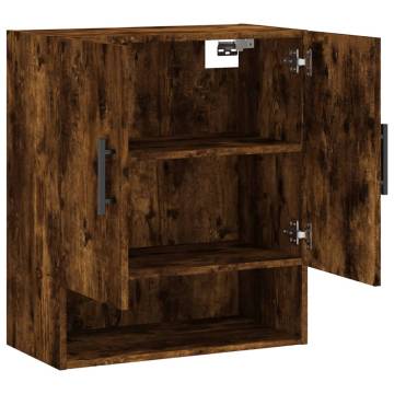 Wall Cabinet Smoked Oak - Stylish Storage Solution | HipoMarket