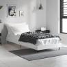 Bed Frame High Gloss White 75x190 cm Small Single Engineered Wood Colour high gloss white Size 75 x 190 cm 